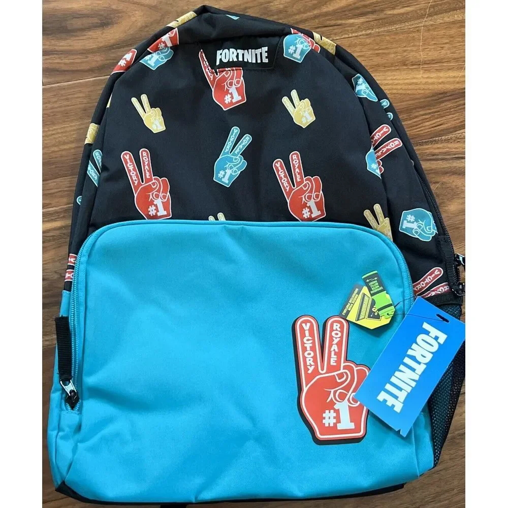 Fortnite Victory #1 Backpack Kids Battle Royale Unisex School‎ Fits 15
